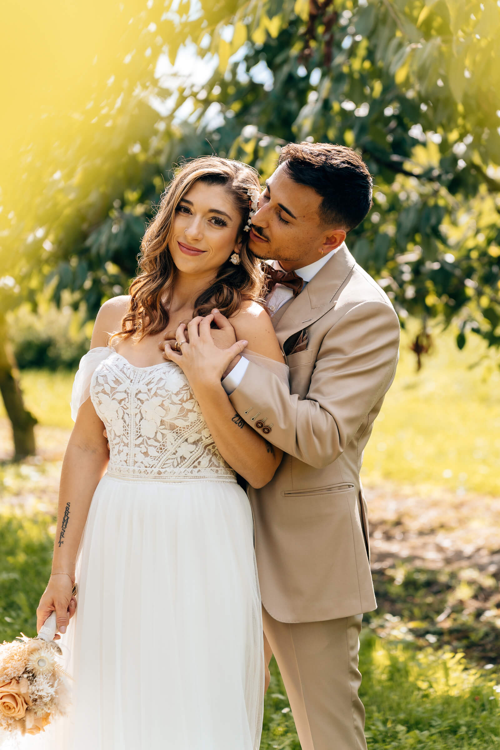 Hochzeitspaar Glashaus Tettnang JH Fotografie